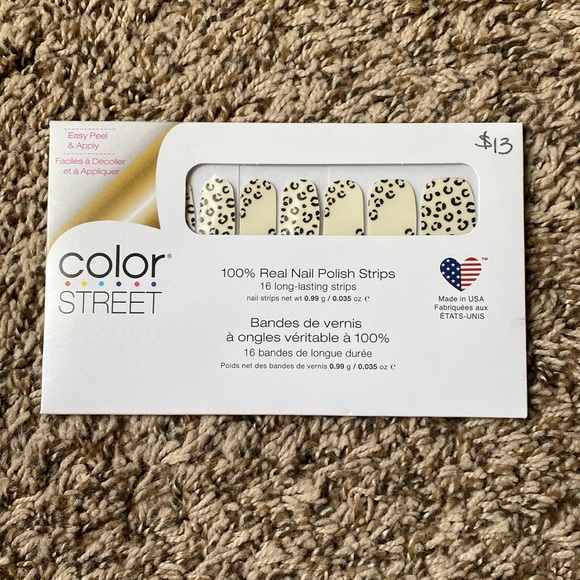 Color Street Nail Polish Strips - Spot On - Clear Nail Glitter Art - Picture 2 of 3